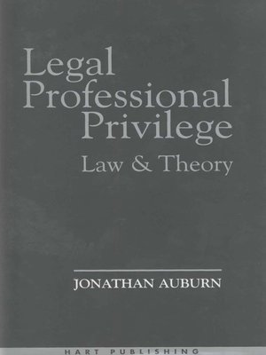 cover image of Legal Professional Privilege